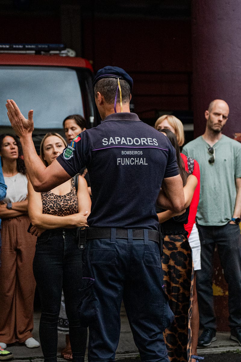 Madeira Friends visit Municipal Fire Funchal